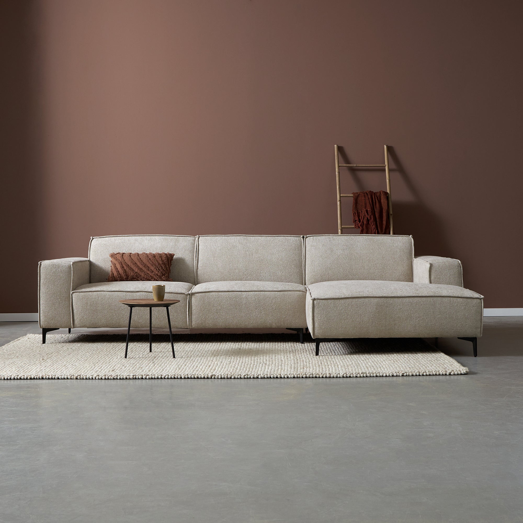 PEPP interiors RIVER met chaise longue rechts - Majestic 603